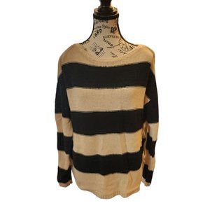 Ann Taylor striped knit sweater Size M